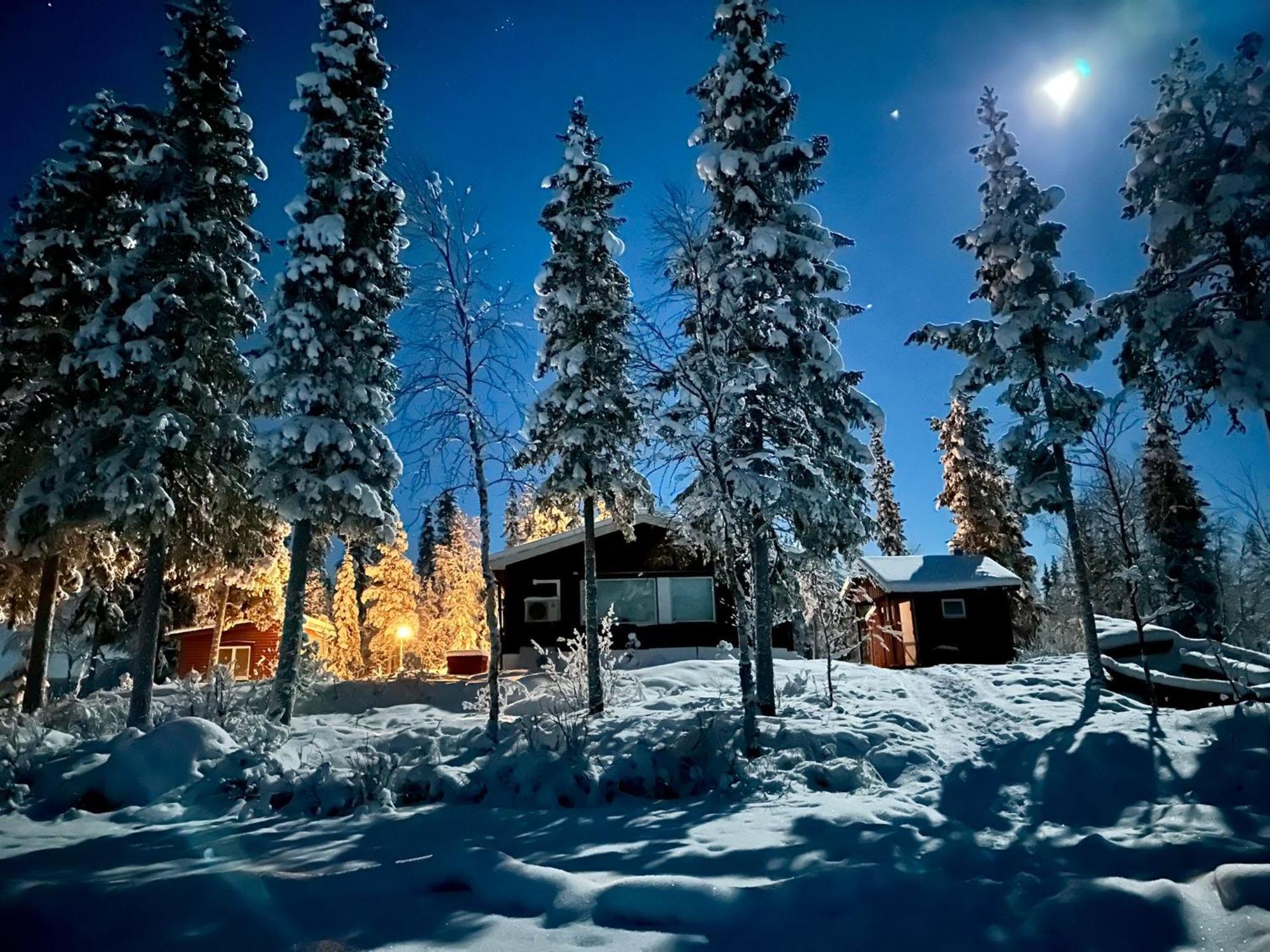 Jukkasjärvi Camp Caroli Family House 빌라 외부 사진